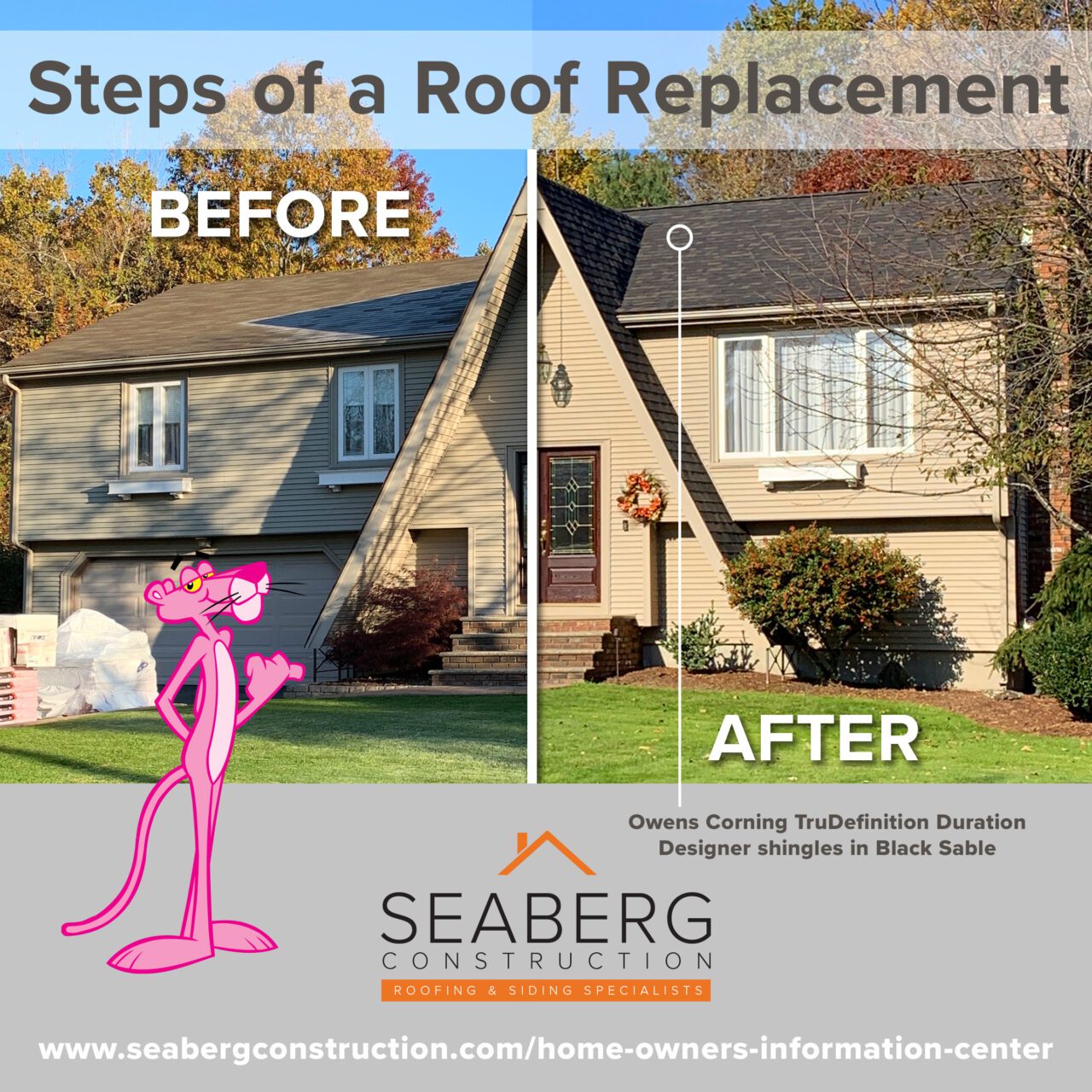 Seaberg Construction Blog: Steps of a Roof Replacement