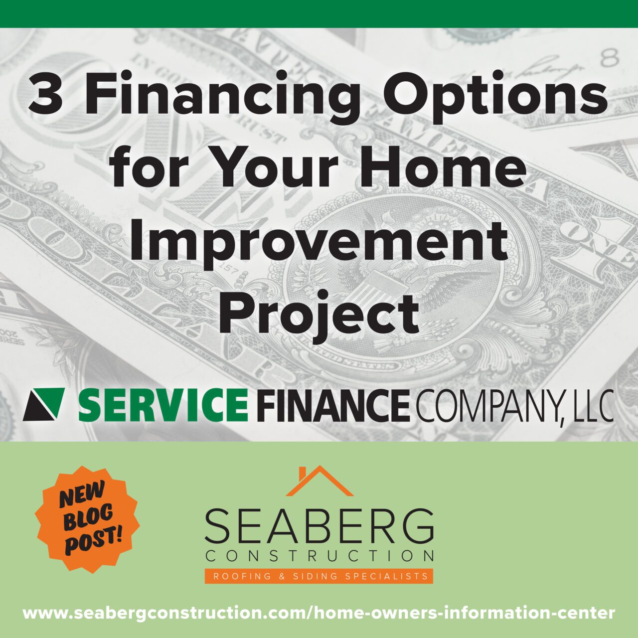 Seaberg Construction Blog: Finance Options for Your Home Improvement Project