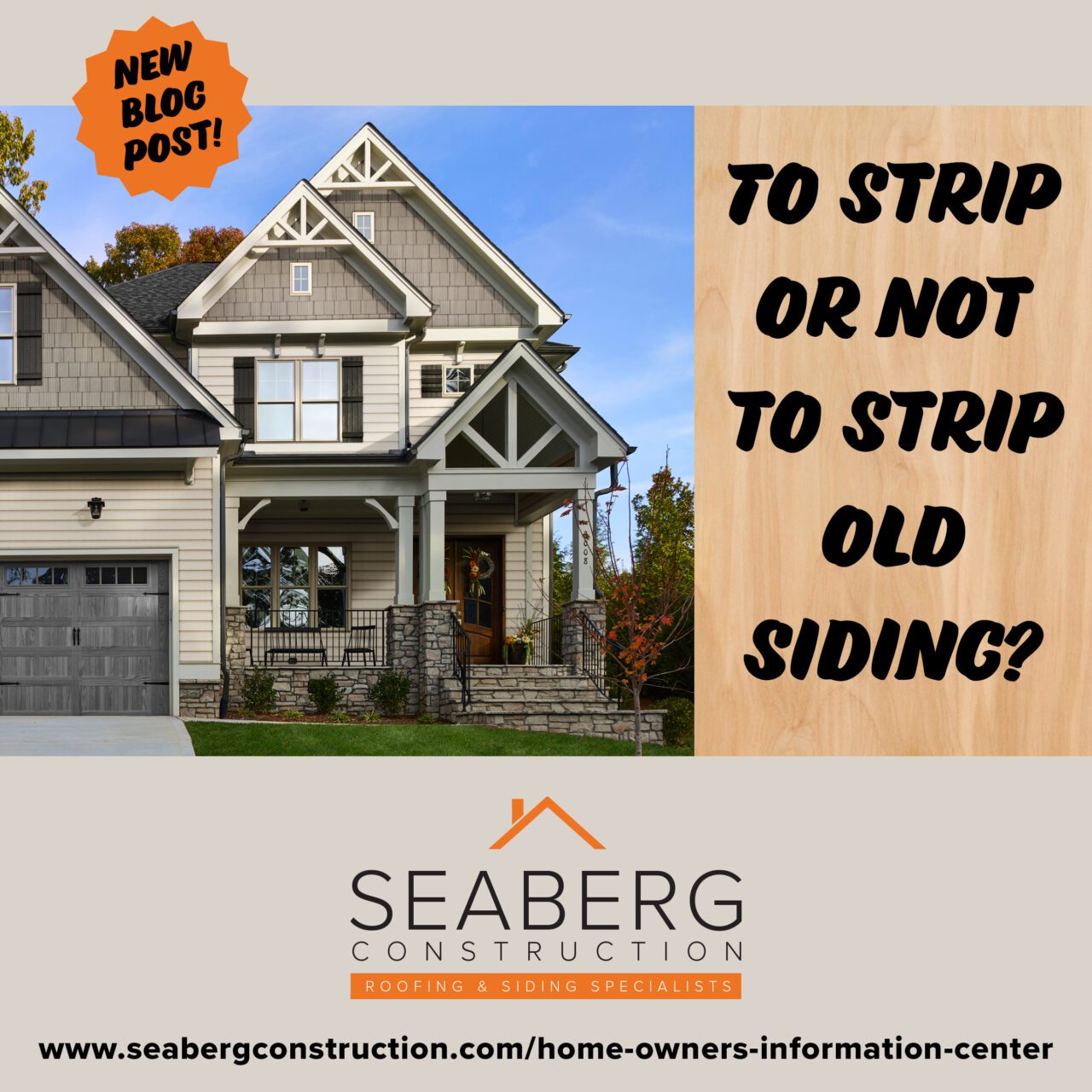 Seaberg Construction Blog: To Strip or Not to Strip Siding
