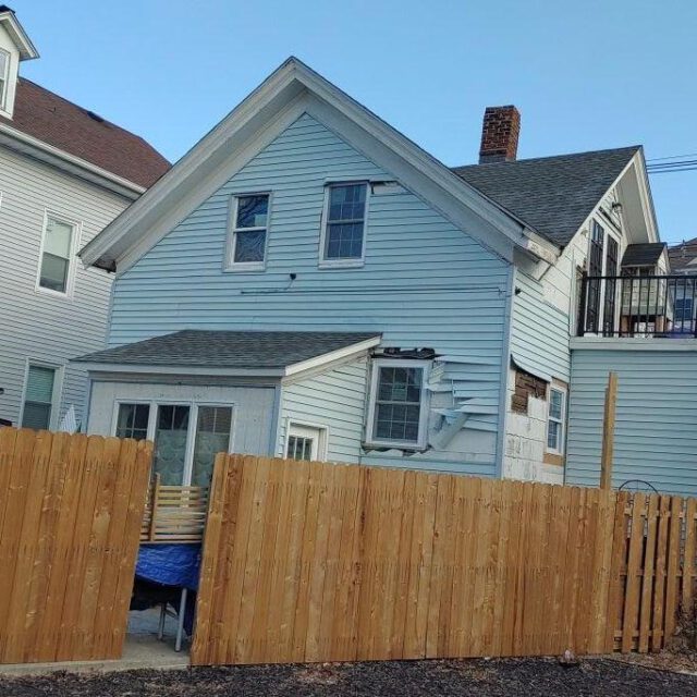 Damaged Vinyl Siding