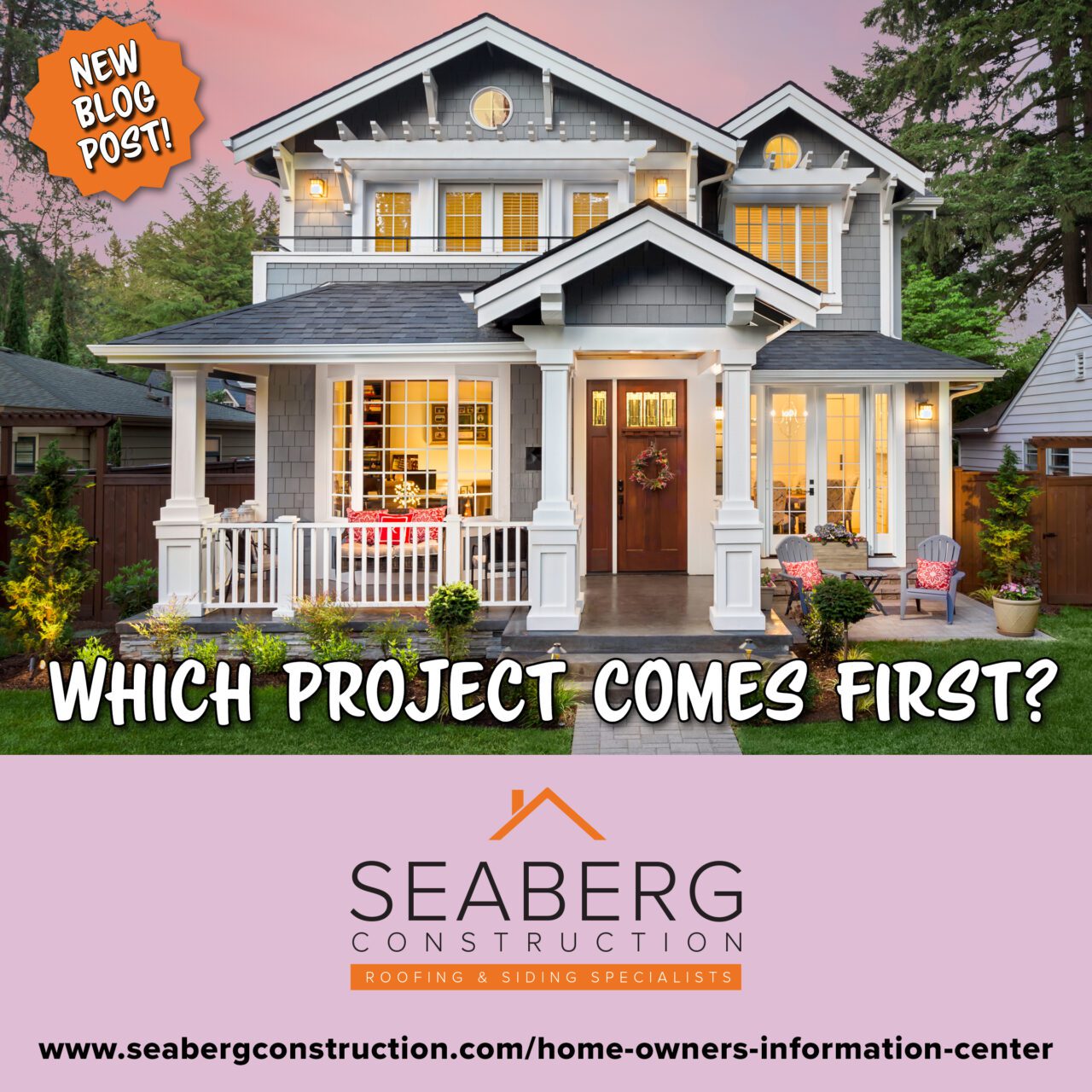 Seaberg Construction Blog: Which Project Comes First?