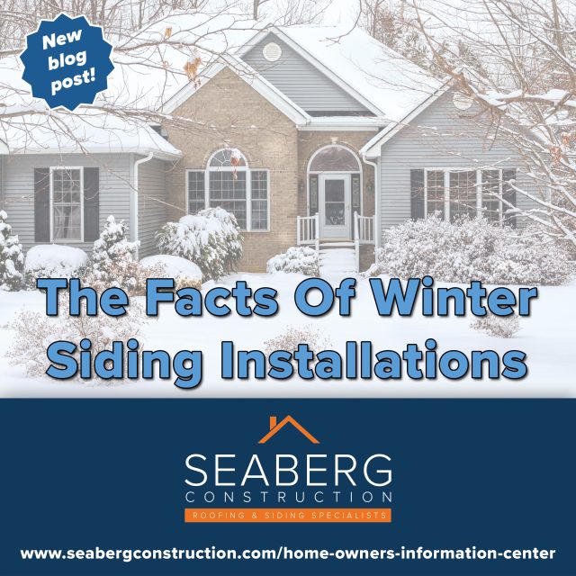 The Facts Of Winter Siding Installations