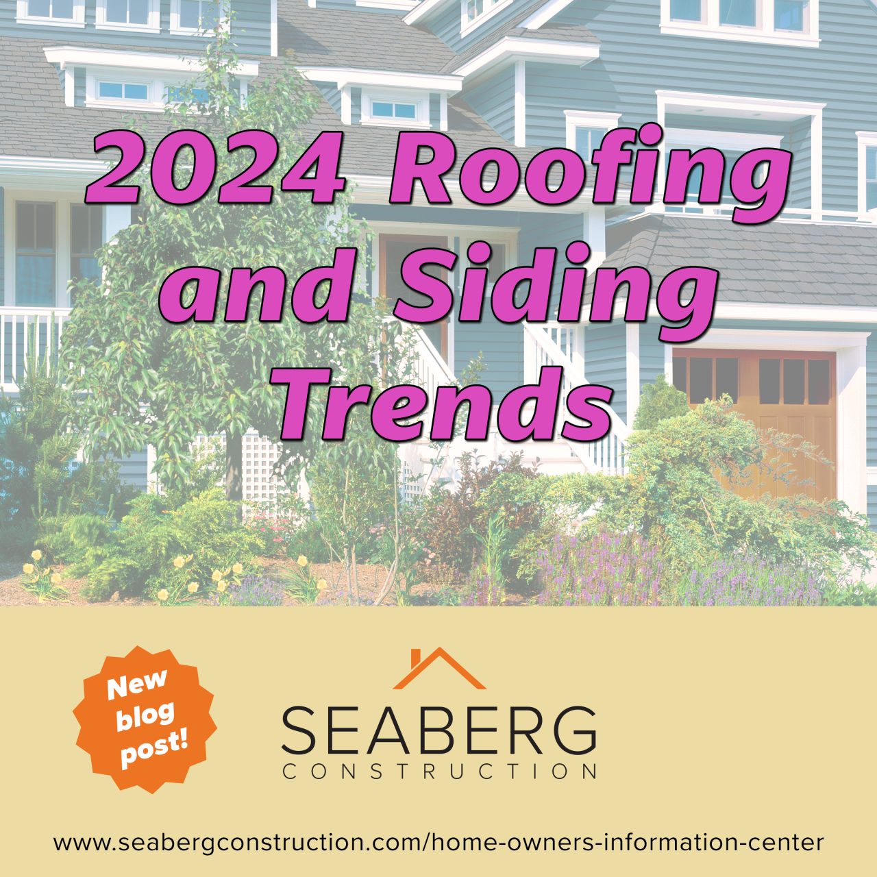 Seaberg Construction Blog: 2024 Roofing and Siding Trends vinyl siding, residential siding, rhode island, massachusetts, eco-friendly, trendy, homeowners